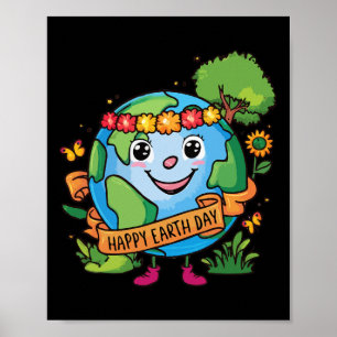 Tag des niedlichen Planeten-Erde-Bewusstseins Poster