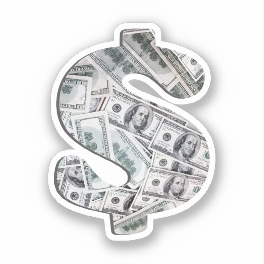 Tag des Papiergeldes Aufkleber (Vorderseite)