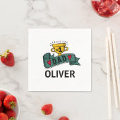 Tag des personalisierten Individuellen Namens Vate Serviette (Beispiel)