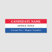 Tag des personalisierten Kampagnennamens Namensschild (Vorderseite)