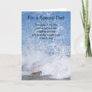 Tag des Personalisierten Vaters im Ozean Karte