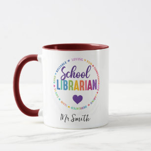Tag des persönlichen Bibliothekars an der Schule   Tasse