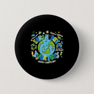 Tag des Planeten Erde jeden Tag, Retter der Natur Button