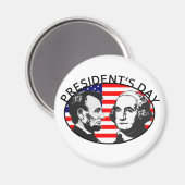TAG DES PRÄSIDENTEN MAGNET (Vorderseite/Rückseite)