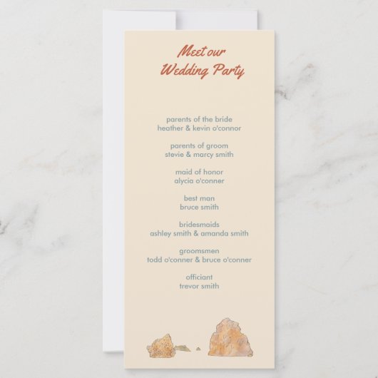 Tag des Programmes - Flachkarte (Rückseite)