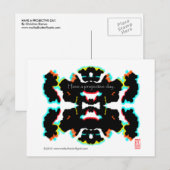 Tag des Projektes. - Postkarte (Vorne/Hinten)
