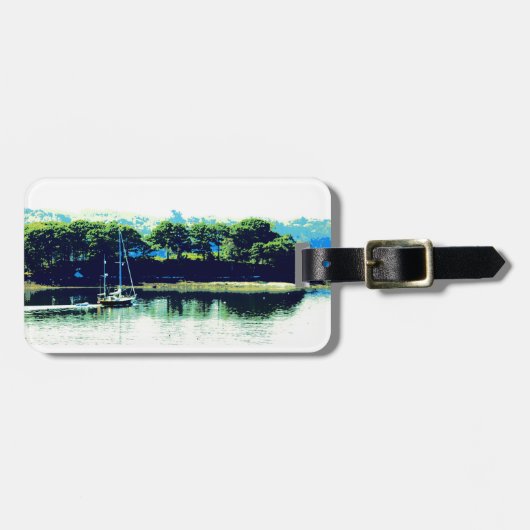 Tag des Reisegepäcks Gepäckanhänger (Vorderseite horizontal)