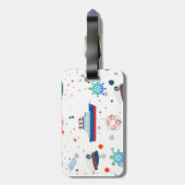 Tag des Reisepasses Gepäckanhänger (Rückseite vertikal)