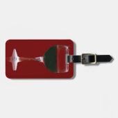 Tag des Rotweins Gepäckanhänger (Vorderseite horizontal)