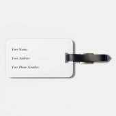 Tag des Rotweins Gepäckanhänger (Rückseite horizontal)