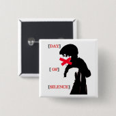 Tag des Ruhe-Knopfes Button (Vorne & Hinten)