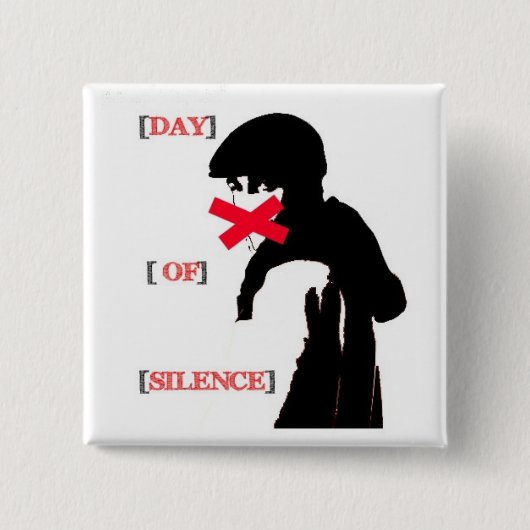 Tag des Ruhe-Knopfes Button (Vorderseite)