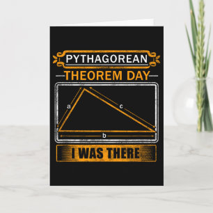 Tag des Satzes des Pythagoras Ich war da - Mathele Karte
