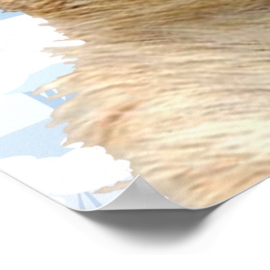 Tag des Schnees Poster (Ecke)