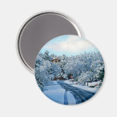 Tag des Schnees Sedona, Magnet (Vorderseite/Rückseite)