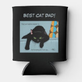 Tag des schwarzen Katzen-Vaters Dosenkühler (Vorderseite)