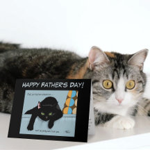 Tag des schwarzen Katzen-Vaters