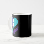 Tag des Selbstmordbewusstseins Kaffeetasse (Vorderseite Links)