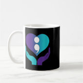 Tag des Selbstmordbewusstseins Kaffeetasse (Links)
