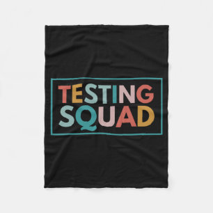 Tag des Squad-Tests Motivierend für Lehrer Fleecedecke