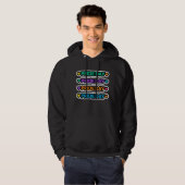Tag des Stolzes. LGBT+Stolz. Regenbogenherz. Hoodie (Vorne ganz)