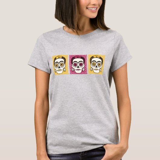 Tag des T - Shirt des Toten Frida Kahlo (Vorderseite)