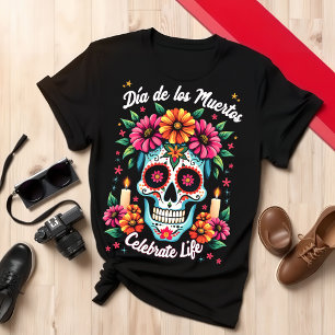 Tag des Todes Geschicklichkeit Gesicht kühne Skull T-Shirt