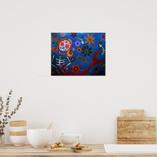 TAG DES TODES MERMAID POSTER (Küche)