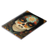 Tag des Toten 1 Fantasy Schädels Notizblock (Linke Seite)