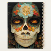 Tag des Toten 1 Fantasy Schädels Planer (Rückseite)