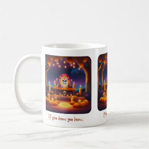 Tag des Toten Altars Kaffeetasse