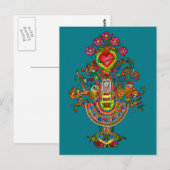 Tag des toten Baum Kunst Postkarte (Vorne/Hinten)