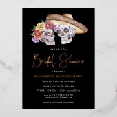 Tag des Toten Brautparty Folieneinladung (Vorderseite)