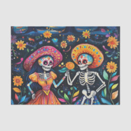 Tag des toten bunten Designs Seidenpapier