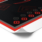 Tag des Toten Buttons Strip Art Poster (Ecke)