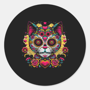 Tag des Toten Dias de Los Muertos Cinco de Mayo S Runder Aufkleber