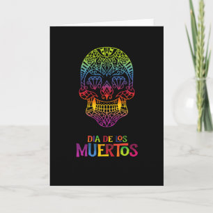 Tag des Toten Dias de los muertos Karte