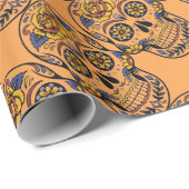 Tag des Toten Geschenkpapier (Rolleneckpunkt)