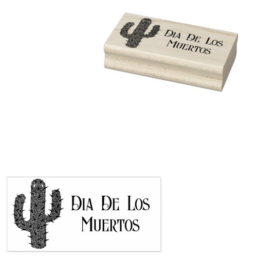 Tag des Toten glücklichen Kakteen Custom Gummistempel (Stempel)