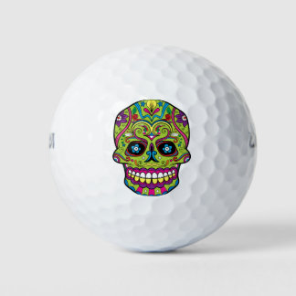 Tag des toten grünen Schädels Golfball