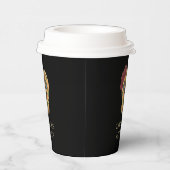 Tag des toten Halloween Gothic Sugar Skull Pappbecher (Rechts)