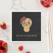 Tag des toten Halloween Gothic Sugar Skull Serviette (Beispiel)