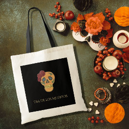 Tag des toten Halloween Gothic Sugar Skull Tragetasche