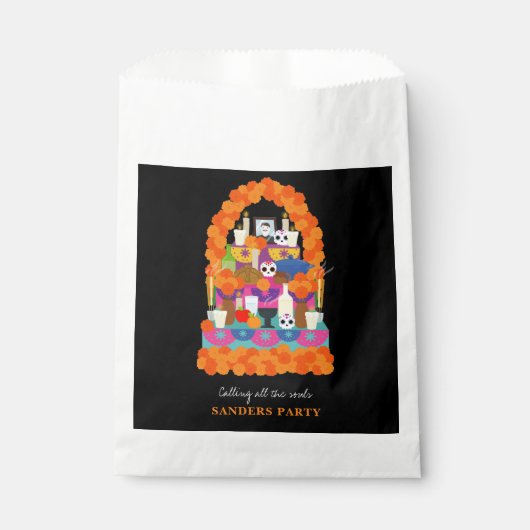 Tag des toten Halloween-Party Geschenktütchen (Vorderseite)