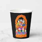 Tag des toten Halloween-Party Pappbecher (Rückseite)