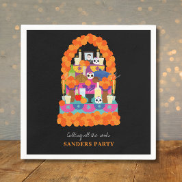 Tag des toten Halloween-Party Serviette