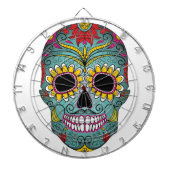 Tag des toten hellen Schädels Dartscheibe (vorne)