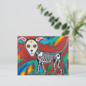 Tag des Toten Hundes Postkarte (Stehend Vorderseite)