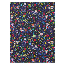 Tag des Toten Kalaveras Katzen Tablette Tischdecke