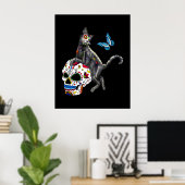 Tag des Toten Katzenzuckers und Schmetterlings Poster (Heimbüro)